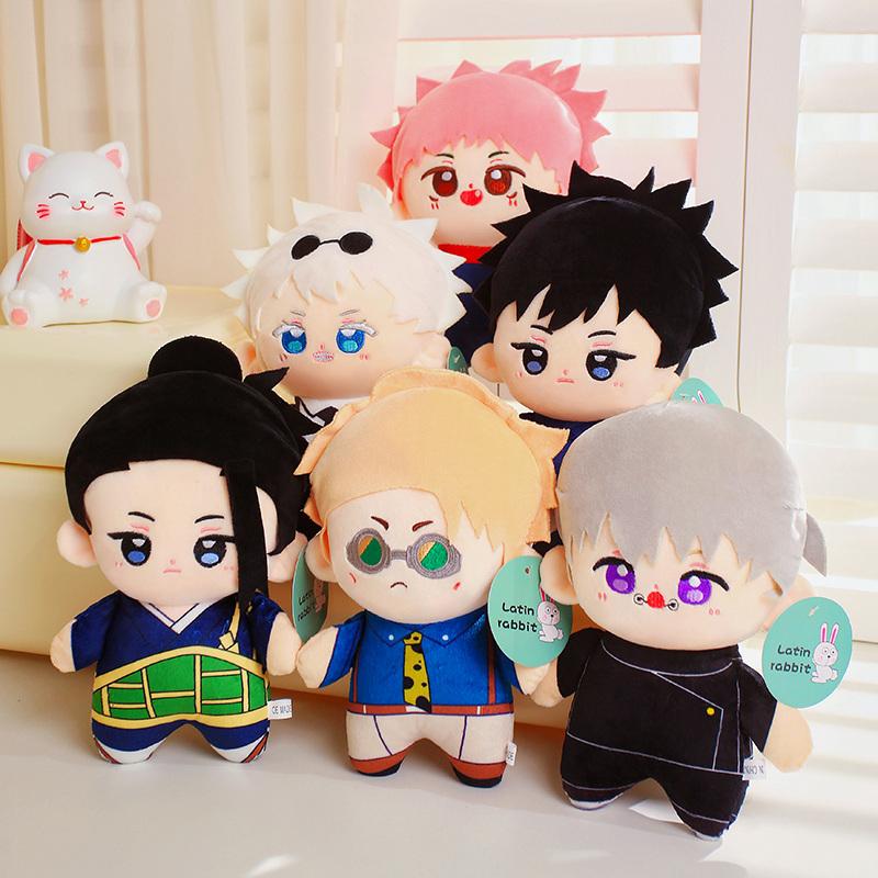 Anime Jujutsu Kaisen Plush Gojo Satoru Itadori Yuji Stuffed Doll Kawaii Anime Peripheral Toys Collection Gifts for Boyfriend