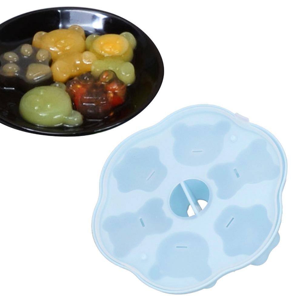 Bear Cat Shape Silicone Mold With Lid Cake Mould Cute Ice Cube Tray  Restaurant