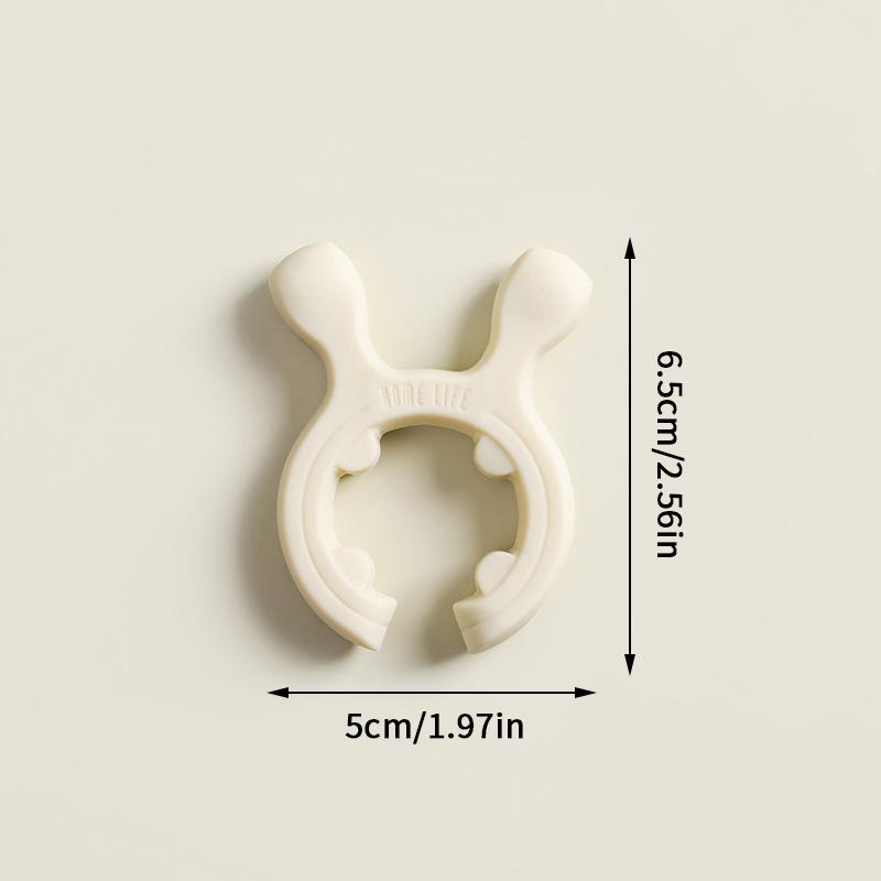 1Pc Silicone Spatula Rack Spatula Holder Deer Ear Anti Scalding Overflow Pot Clip Spoon Holder Kitchen Gadget