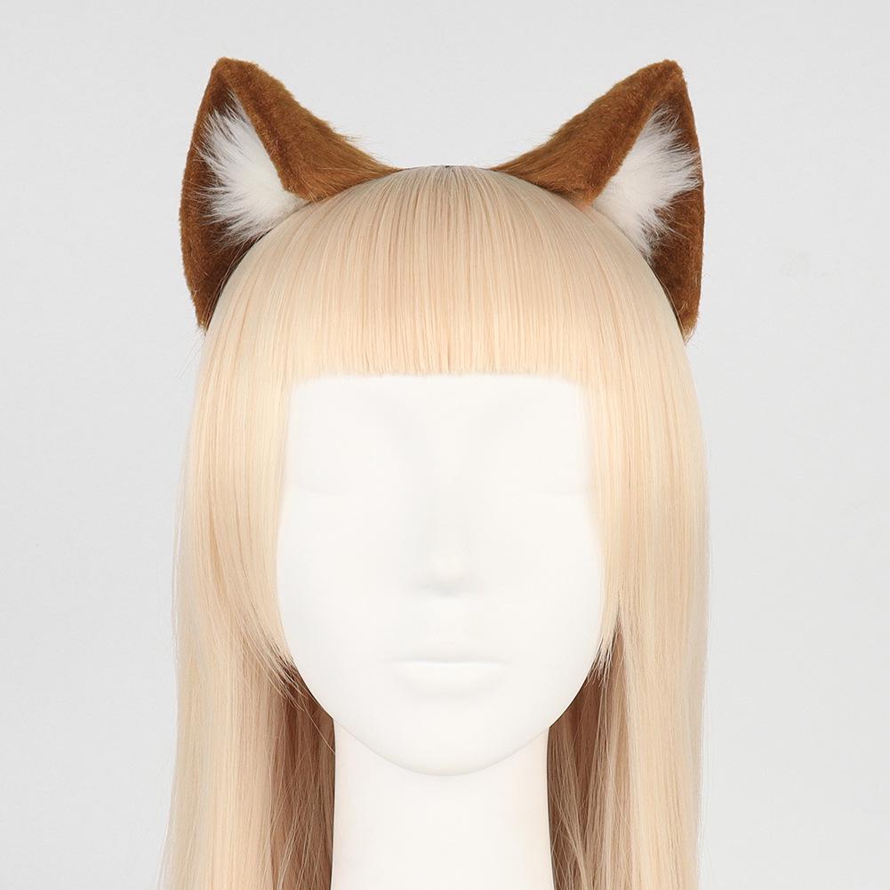 Cosplay Cute Cat Ears Headband - Adjustable, Lifelike Accessory for Costumes