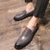Men's Dress Shoes Slip On Leather Loafers Male Comfortable Office Leather Shoes For Men Casual Party Social Leather Loafers Man