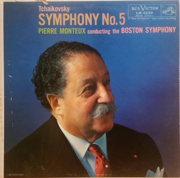 

LP Record PYOTR ILYICH TCHAIKOVSKY PIERRE M Symphony No. 5 LM2239 RCA Victor Red 1958 Canada Classical Used