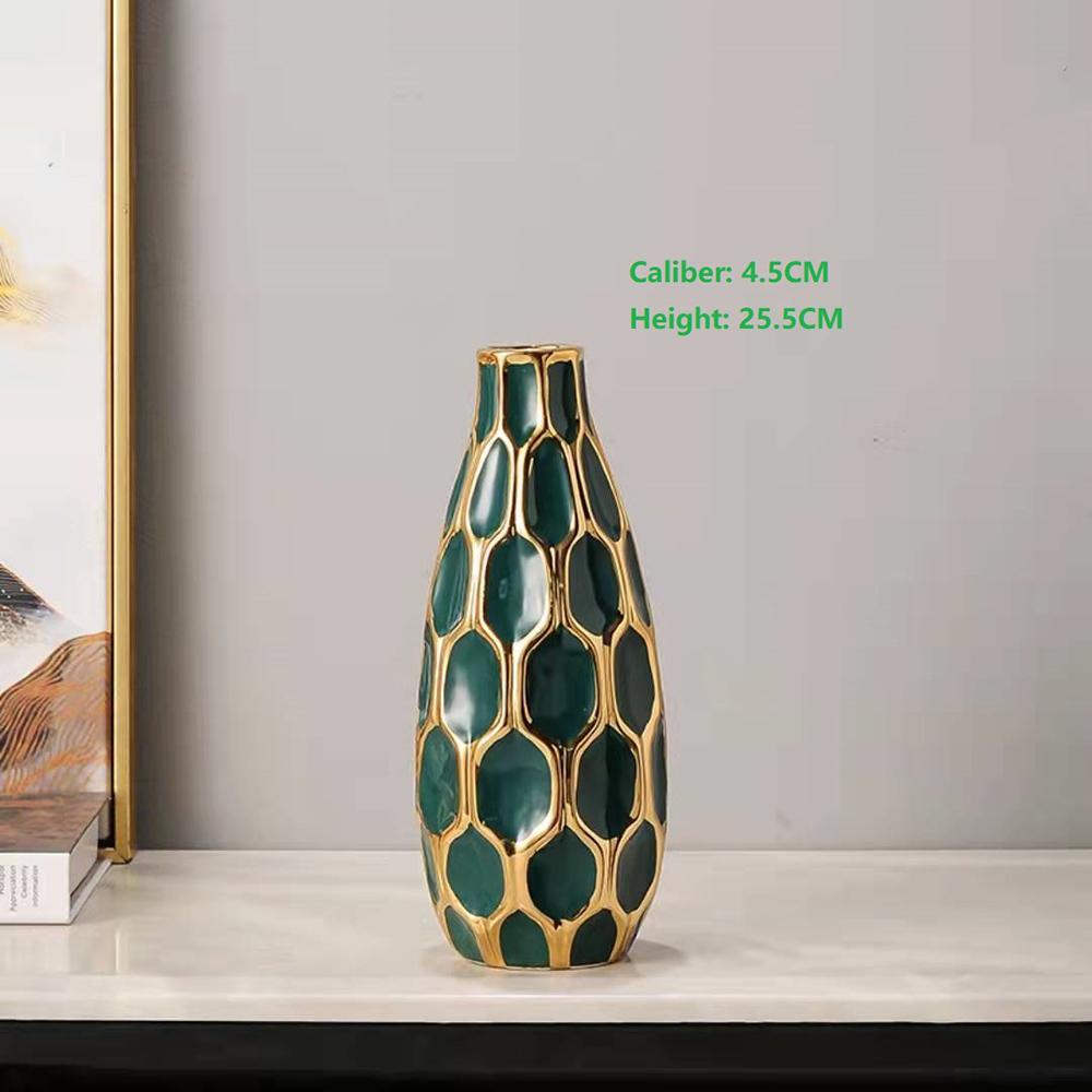 Váza Evropská klasická váza Home Hotel Květinové aranžmá Módní Ornament Váza Keramická váza