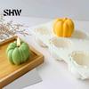 DIY Scented Candle Making 3D Pumpkin Silicone Mold, Food-Grade Non-Stick Flexible Baking Handmade Mousse Cake Tool Halloween Themed Mold for Cakes And
