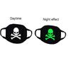 VRITRAZ Glow In the Dark Luminous Unisex Cotton Blend Anti Dust, Pollution Face Mouth Mask Black for Man Woman Danger