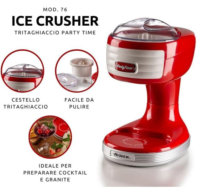 Ice Cream Maker Ariete Party Time 0076/00 Ice Crusher Granita (00C007600AR0)