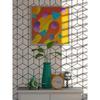 10M Black and White Wallpaper Geometric Wallpaper Peel and Stick Modern Stripe Hexagon Removable Self Adhesive Wall Paper