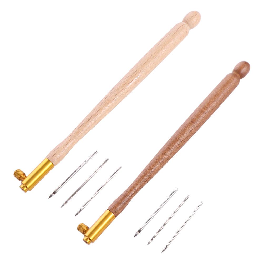 

Multi Size Embroidery Needles Knitting Hook Cross Stitch Needles Crochet Needles Beaded Embroidery коричневий