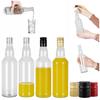 50x Glasflaschen Monopol 0,5L Für Wodka Monopolflasche Langer Verschluss