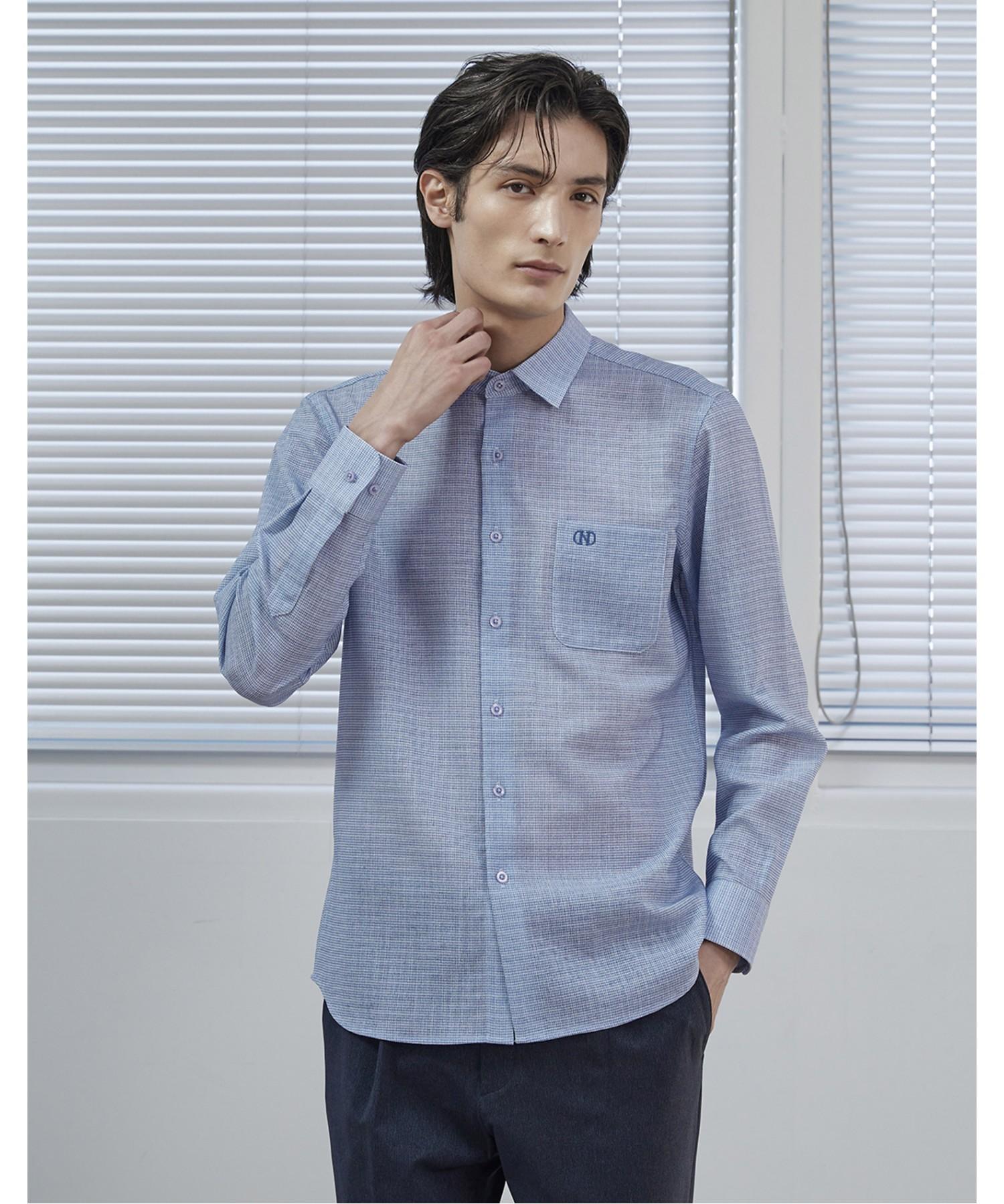 Indian Solidlike Print_Mienl6S2101 Light Blue (52)/100