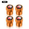 4 Pièces Bouchons de Valve de Pneu en Aluminium Bouchons Gonfleur de Pneu de Voiture Accessoires Style Pour Q5 C7 C6 C5 Q3 Q5 Q7 TT A1 A3 A4 A5 A6 A7 A8