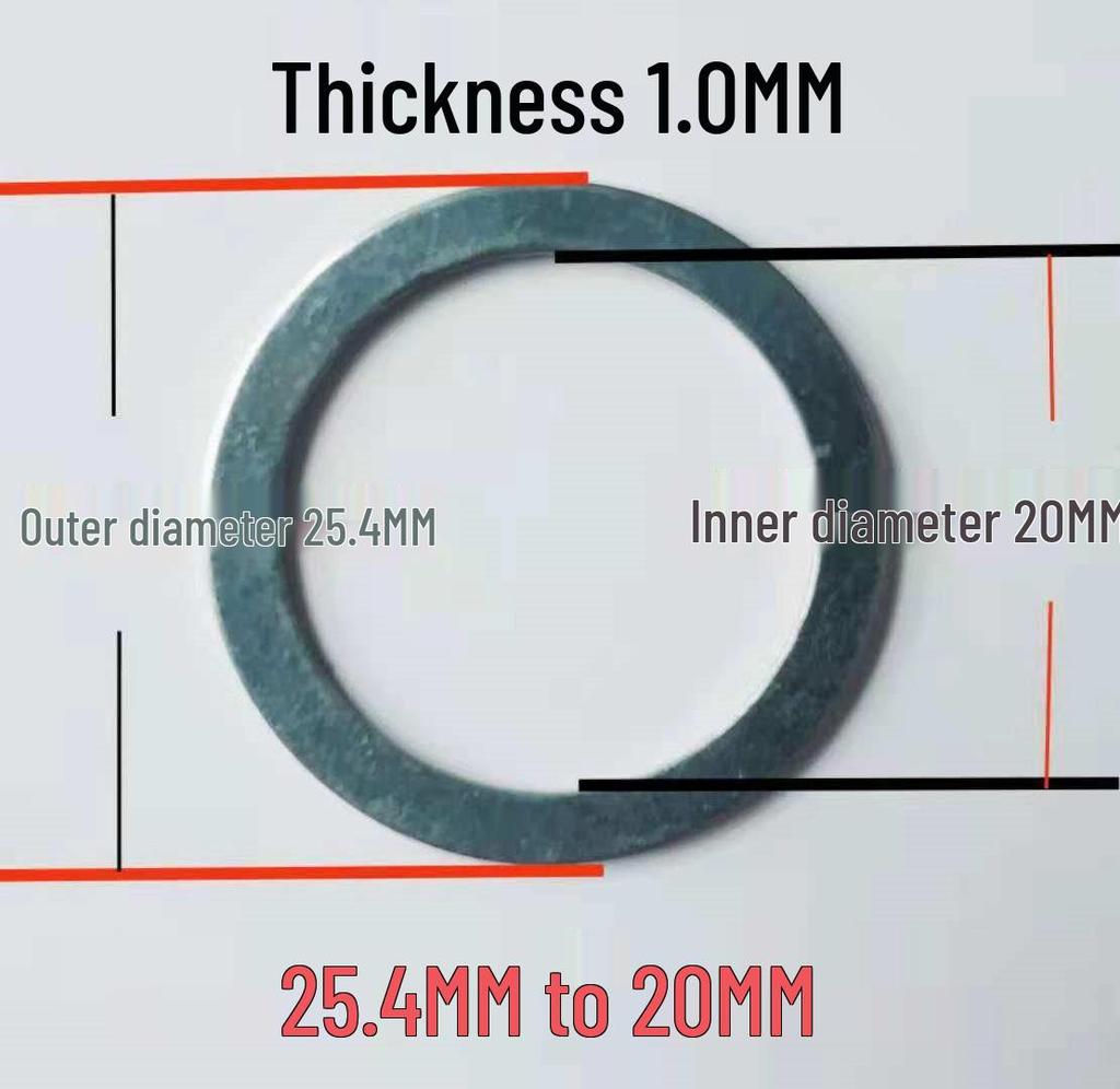 Angle Grinder Saw Blade Reducing Ring: 20mm To 16mm & 22mm To 25.4mm Washer
