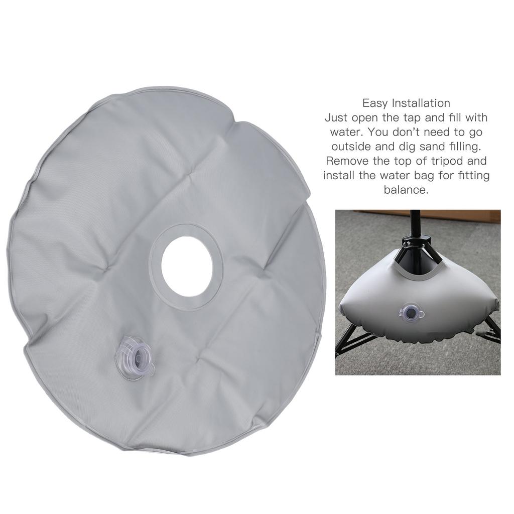 Photography Water Weight Bag PVC Foldable Portable Outdoor Heavy Duty Tripod Water Saddlebag for Photo Video Studio Stand