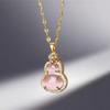 Gourd Pendant Necklace Minimalist – Luxury Clavicle Chain for Women,Festivals & Holidays Gift