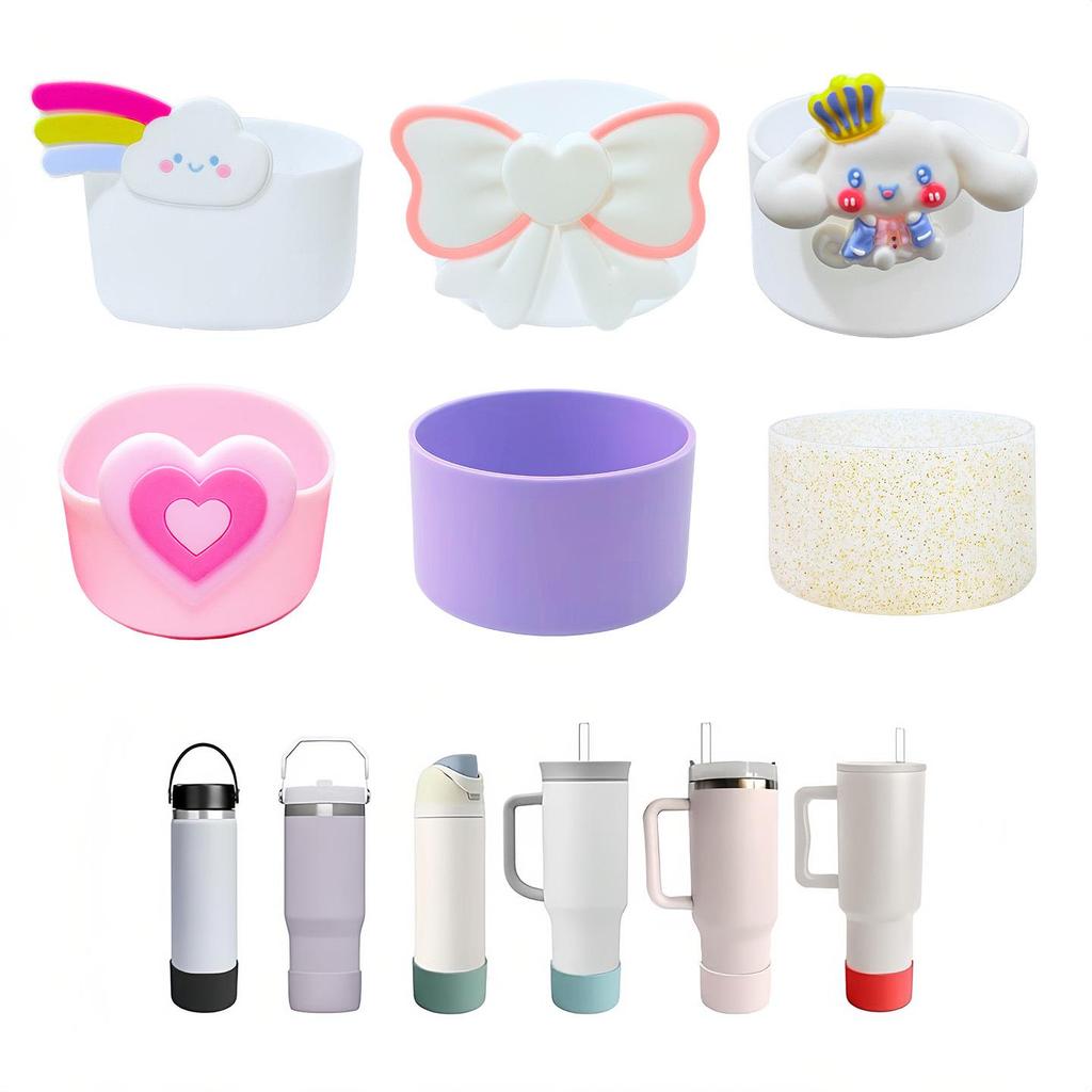 Silicone Non-Slip Heat Insulation Cup Sleeve for Outdoor Sports