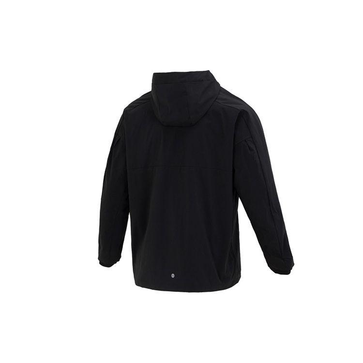 Adidas Essential Fleece-Lined Hooded Jacket Men Outerwear Black IK7681