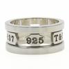 Used TIFFANY&Co. Ring 1837 Element EU#51.5 Silver925 7.9g Silver Accessories