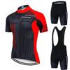 Plus Size Cycling Jersey Set Short Sleeve Road Mountain Bike Outdoor Riding Apparel Men Women