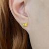 European S925 Sterling Silver Butterfly Stud Earrings - Simple, Exquisite, and Versatile INS Style Jewelry