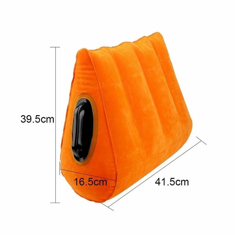 Inflatable Sex Pillow Adult Furnitures Magic Wedge Sexual Cushion Love Position Handle  Sofa Erotic Toys For Couples Games