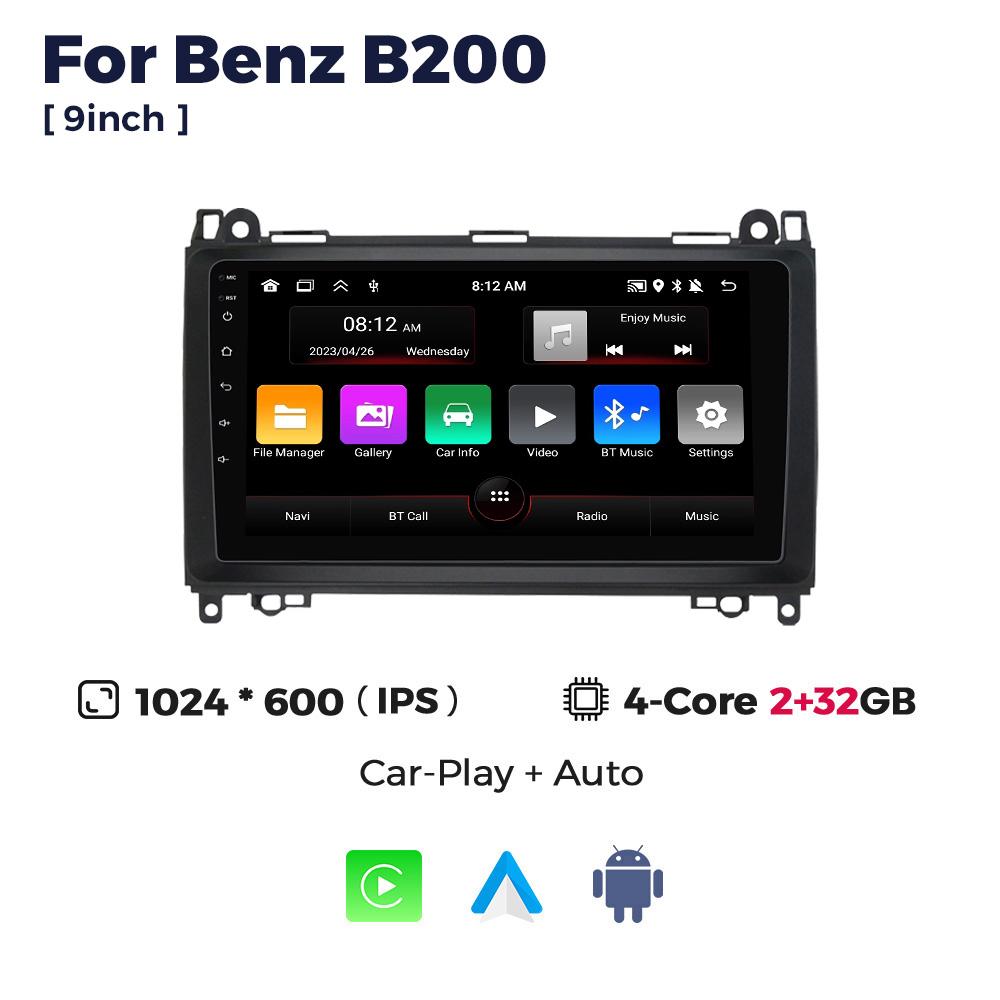 

Android автомобильный радио-видеоплеер для Mercedes Benz B200 AB Class W169 W245 Viano Vito W639 Sprinter W906 GPS интеллектуальные системы