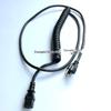 PU Spiral Spring Cable Reel with Universal Standard Power Plug Connections