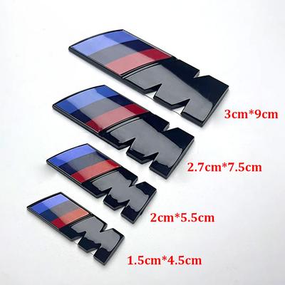 M Emblem 3D ABS Auto Kotflügel Logo Heckklappen Aufkleber Für BMW E39 E46 E36 E90 G20 G30 E60 G22 F30 F20 X3 X5 X6 M Zubehör
