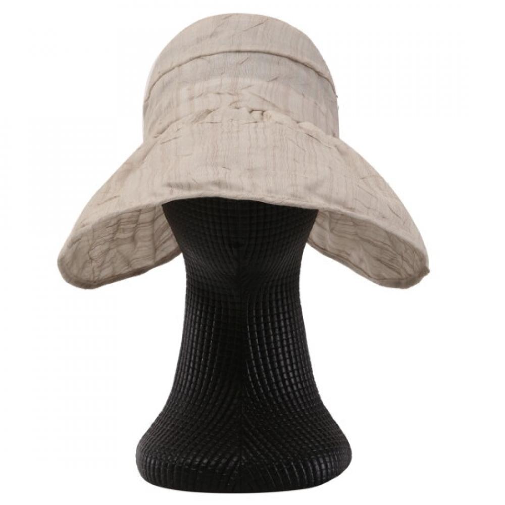 Shop Women S Wide Spring Summer Uv Protection Sun Hat Deep Beige Km Wh 0590