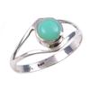 Natural Chrysoprase Gemstone Handmade 925 Solid Sterling Silver Ring S.8.5 Y3C93