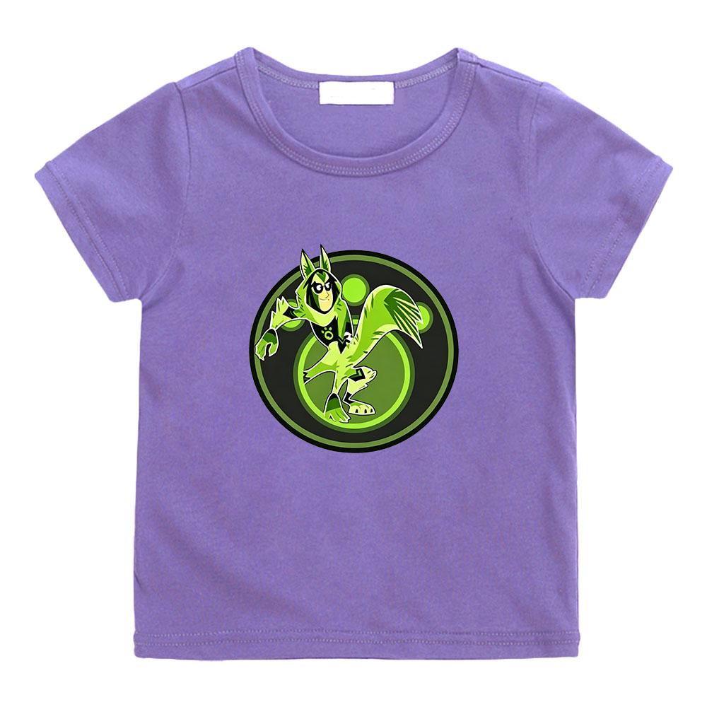 Wild Kratts Cartoon T-Shirt 100% Baumwolle Comic Anime Druck Kinder Oberteile Lässige T-Shirts Jungen und Mädchen Rundhals Kinderkleidung Sommerkleidung Lustiges T-Shirt