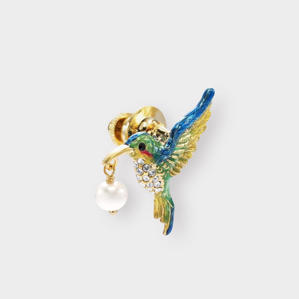 Hummingbird Brooch VBRV4664 B2 [Vendome Boutique]