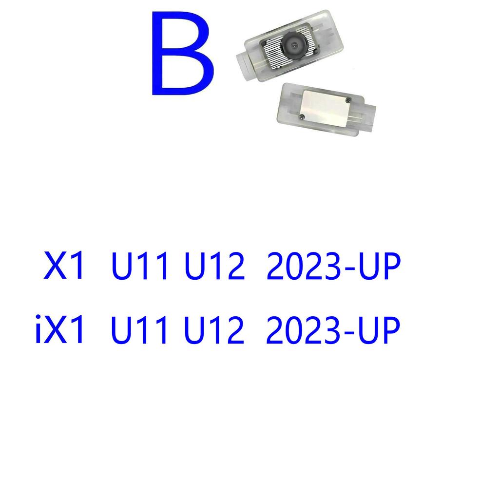 2X Luz de Porta LED HD para Carro Lâmpada Projetora Para Bmw X1 ix1 F48 E84 U11 U12 2014 - 2024 2015 2016 2018 2020 2021 2023 2019 2017 2022