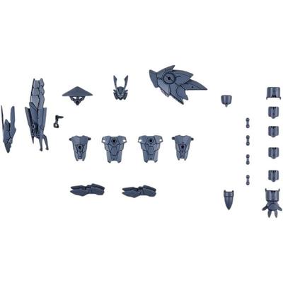 BANDAI SPIRITS 30MM Option Parts Set 4 (Sengoku Armor Set) 1/144 Scale Pre-Colored Plastic Model Gray Small