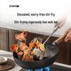 Sanhe Antihaftbeschichtete Gehämmerte Schmiedeeisen Wok