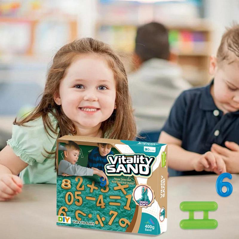 Forme cu nisip pentru distracție pe plajă Forme pentru plajă pentru copii Nisip inclus Set complet de jucării cu nisip pentru copii Cutie cu nisip și jucării spațiale cu nisip distracție pentru copii