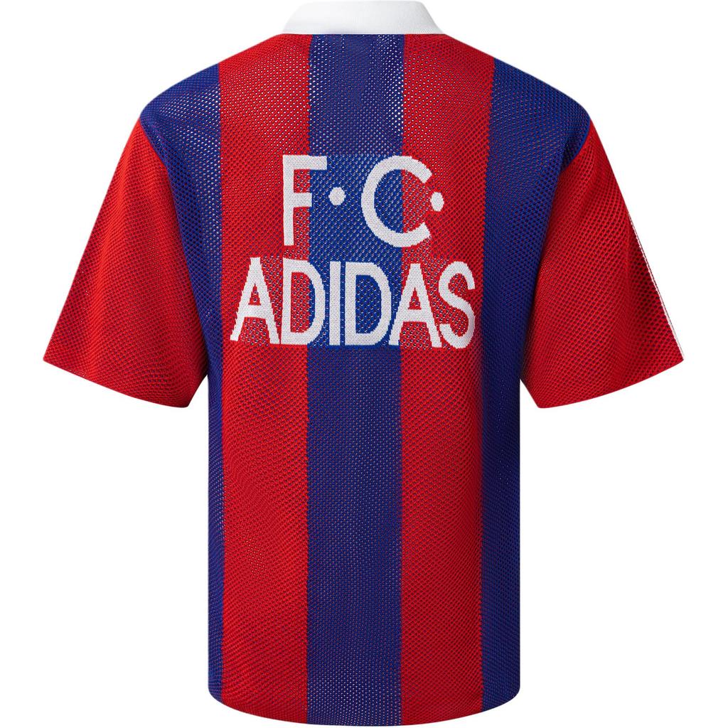 Adidas Originals Blockcore Breathable Sports Color-Block Logo Short Sleeve Polo Shirt Unisex Polo Shirts Red JL5987