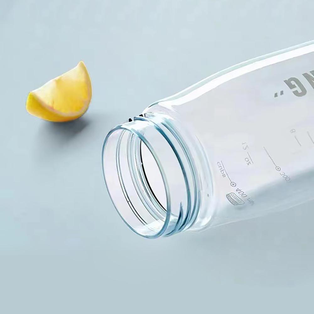 Bærbart tau 550 650 ml Plast Klart Løpesport Vannflaskekopp Student Mann Kvinne Sommer Handy Cup BPA-fri