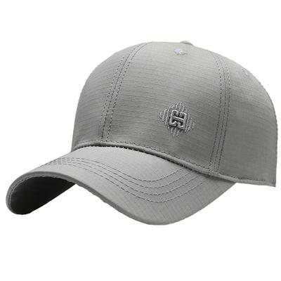 Hut mit einem einzelnen Baseball für CA999 Schirm, Kappe, stilvoll, modisch, cool, Männer, (hellgrau)