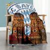 Bayern Munich Personalized Text Blanket Multi-purpose Personalized Blanket Durable Comfort Great for Office Chair Seaside Office Couch