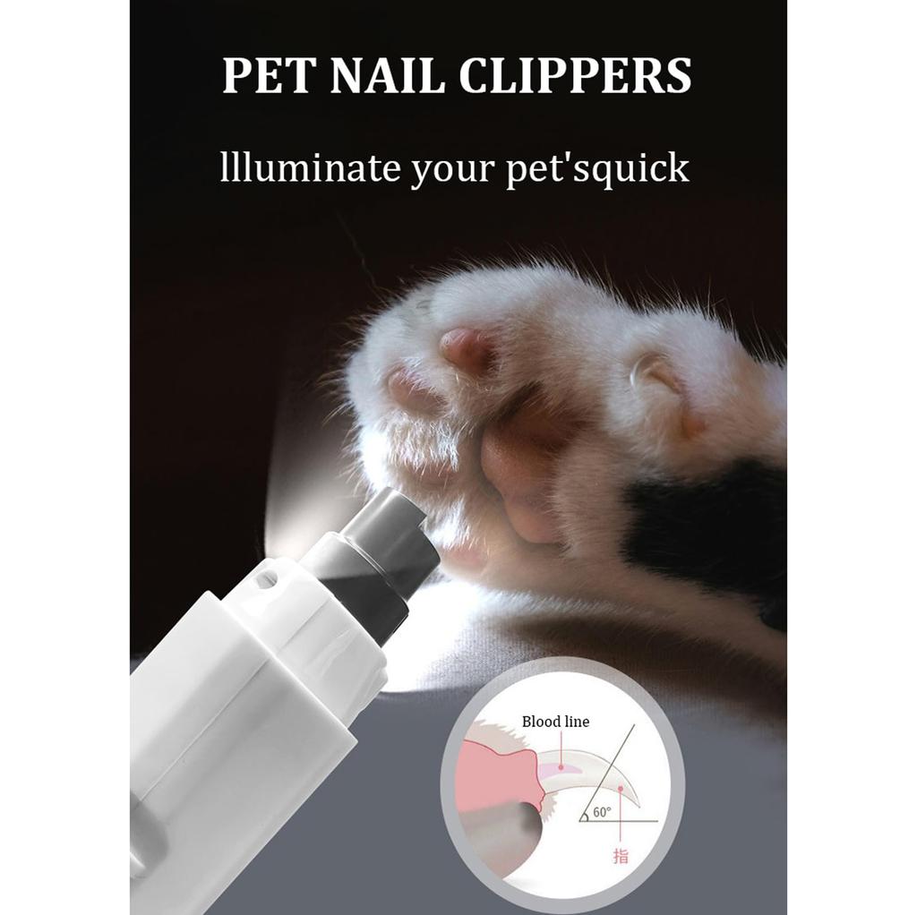 Tiernagelpolierer mit Lichtern, Blutlinie, Elektrische Aufladung, Nagelknipser und Hundemaniküre