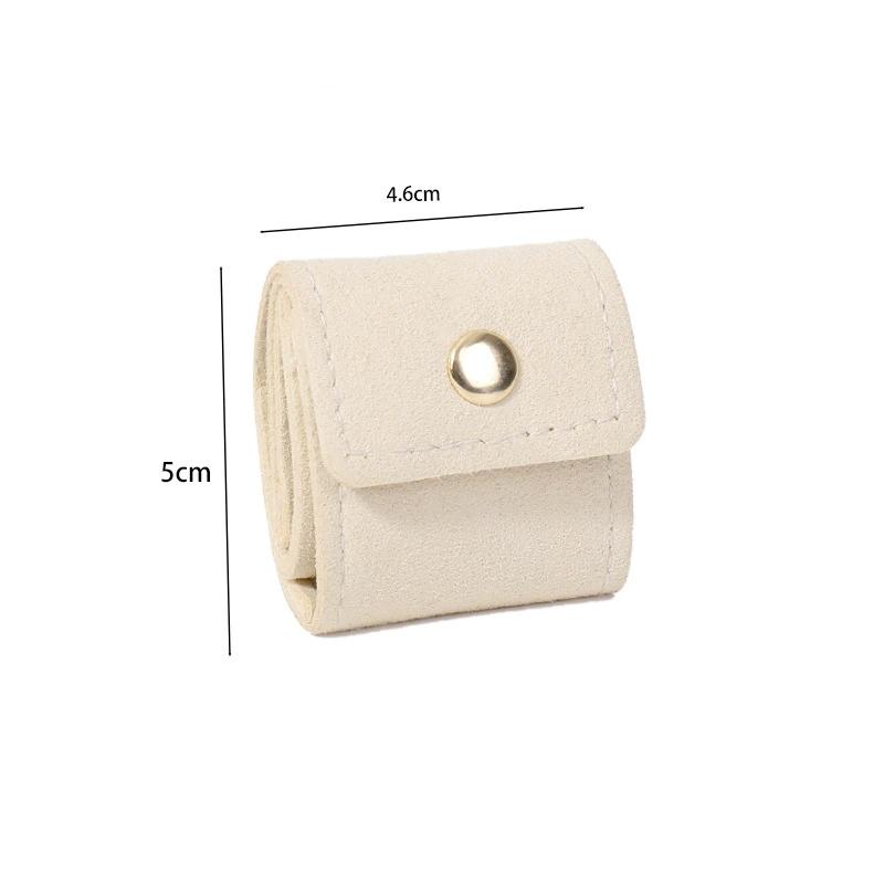 

Mini Folding Jewelry Bag Earrings Jewelry Necklace Storage Bag Jewelry Boxes Portable Travel Storage Bag Storage Packaging Box белый