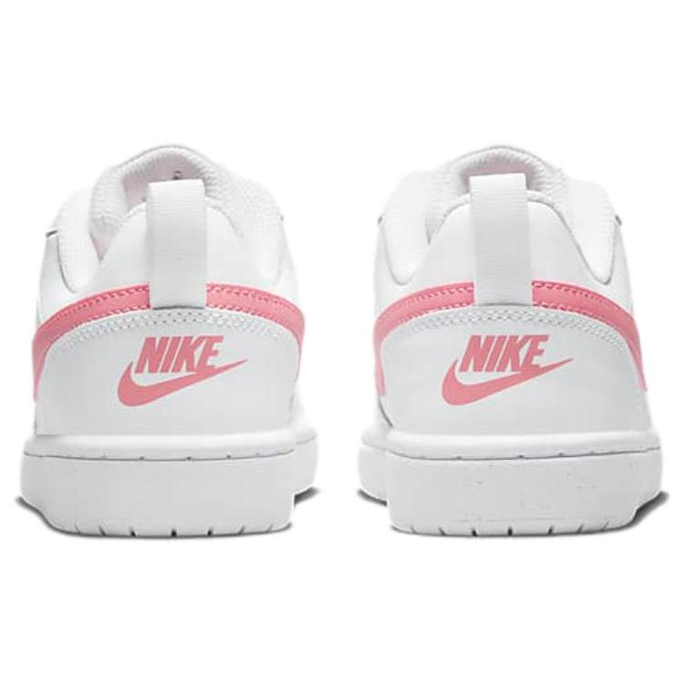 New Nike Court Borough Low 2 White Coral Chalk GS BQ5448-124