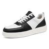 New original niche casual shoes classic black and white panda with leather skateboard shoes