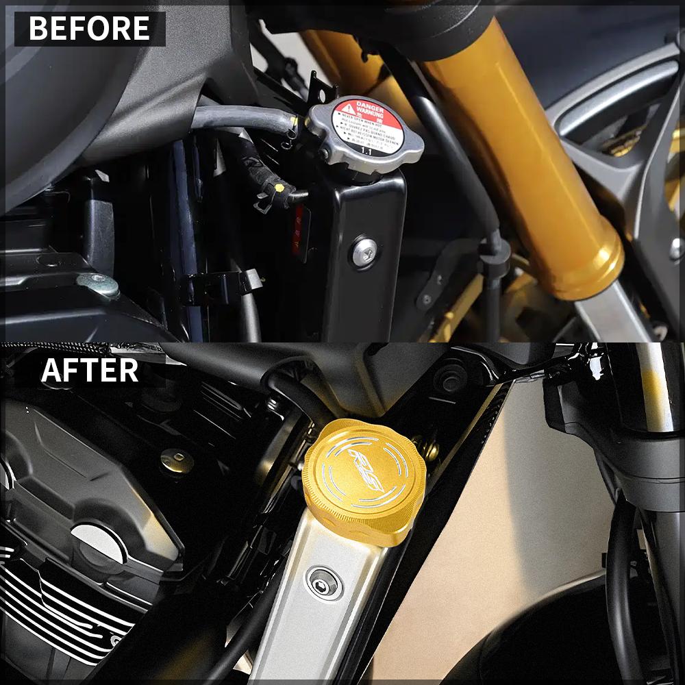 For Kawasaki Z900RS CAFE Z 900 RS Z 900RS 2021-2026 Radiator Cap Cover Water Tank Cover Decorative Trim Dress Up Parts Cover