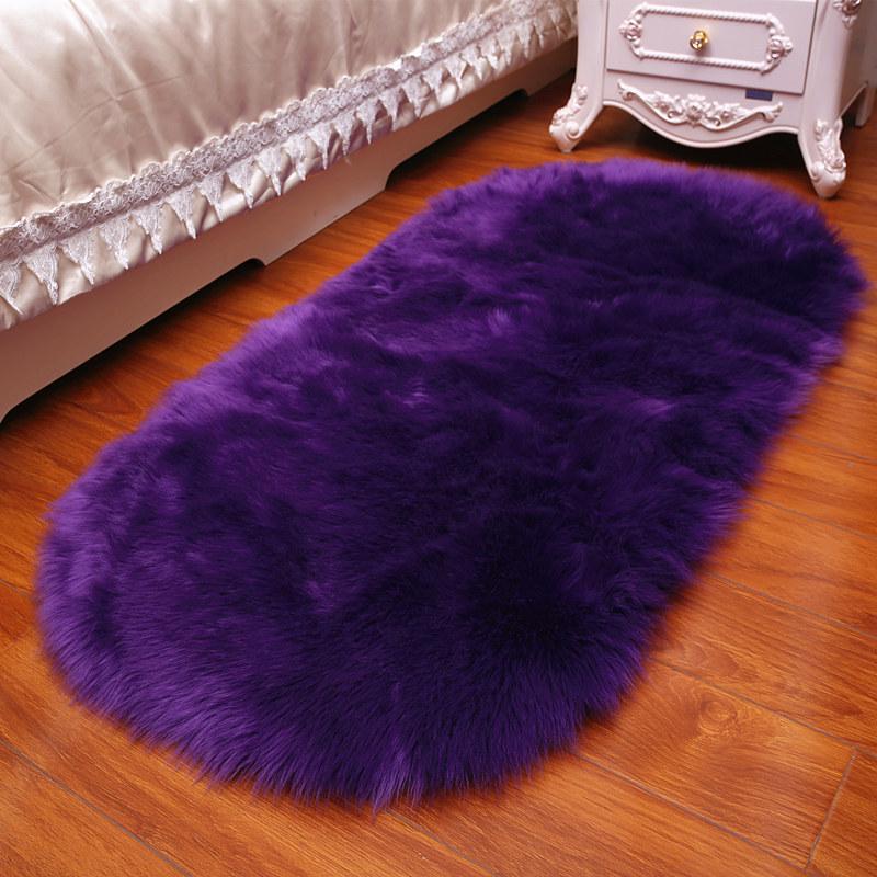 Australian Imitation Wool Long Pile Rug for Living Room, Bedroom, or Bay Window