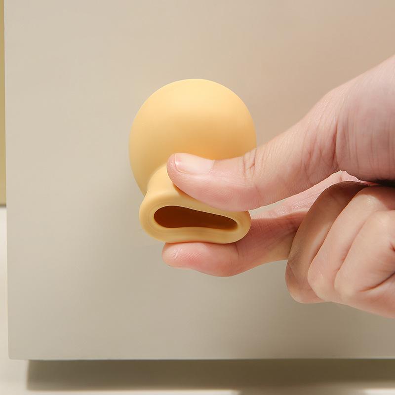 Door Handle Pad Silent Cover, Household Anti-collision Door Stop Sticker, Silicone Door Stop Anti-collision Wonder, Door Stop Without Drilling