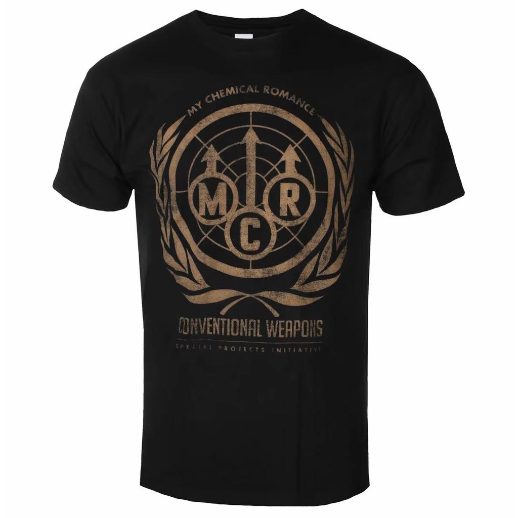 Summer Hot Sale 2026 My Chemical Romance Graphic Cotton T-shirt Men Women Vintage Top Hip Hop Streetwear Oversized T-shirt