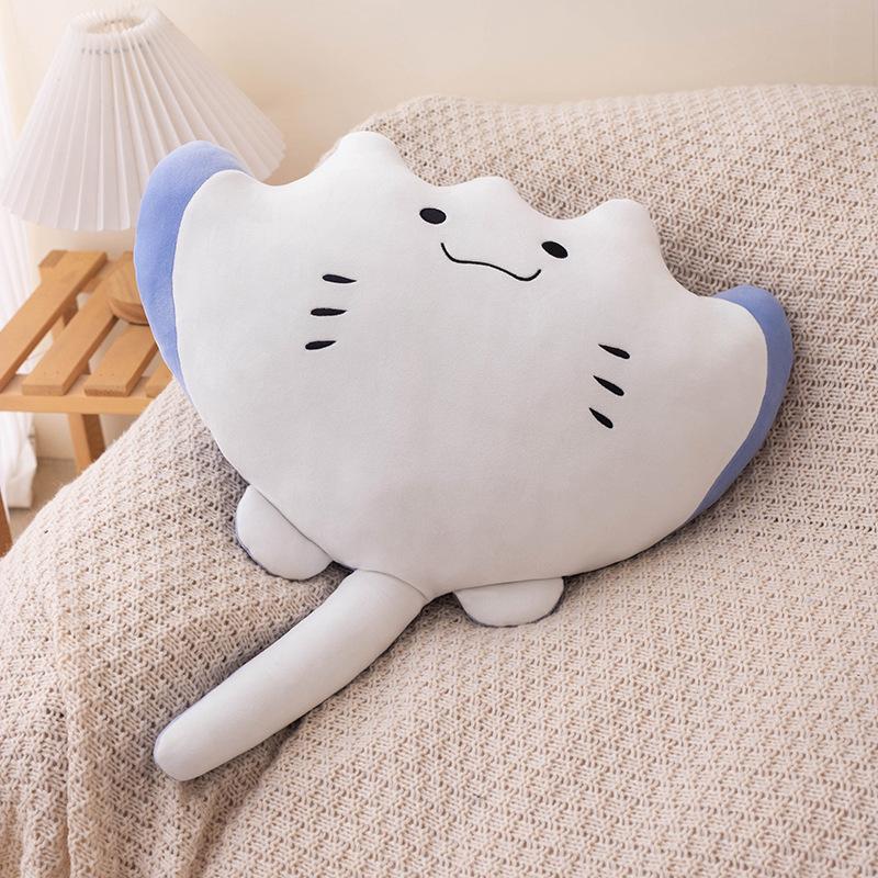 40Cm Down Cotton Cartoon Animal Plush Toy Stuffed Globefish Manta Ray Newt Beaver Pillow Sofa Chair Decoration Gift