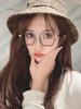 Fashion Men Myopia Glasses Anti Blue Light Metal Double Beam Nearsighted Eyewear Finished Student Myopic Eyeglasses 0-600