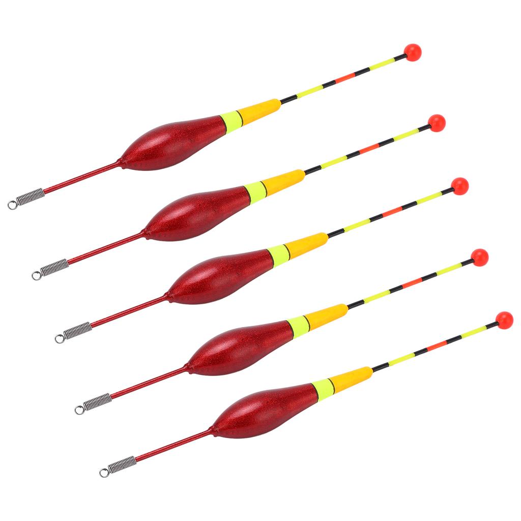 5pcs Fishing Oval Stick Floats Plastic Fishing Spring Slip Floats for Fishing Accessories